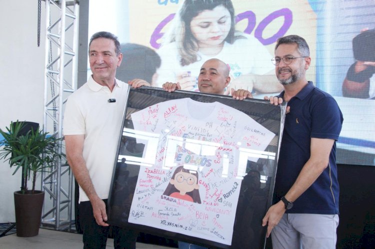 Transformando o futuro: Iniciativa inovadora leva óculos gratuitos a estudantes através de parceria entre o senador Lucas Barreto e o governador Clécio Luís